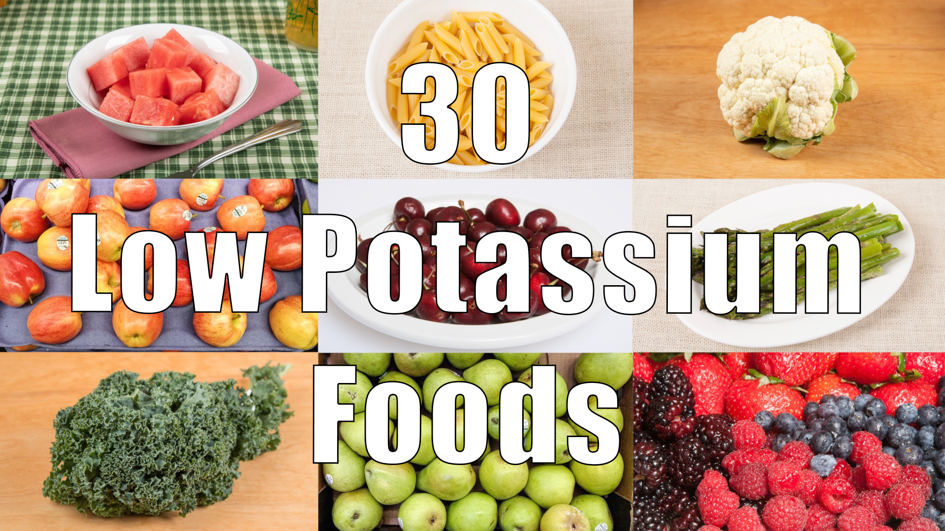 30 Low Potassium Foods Video Dituro Productions Llc