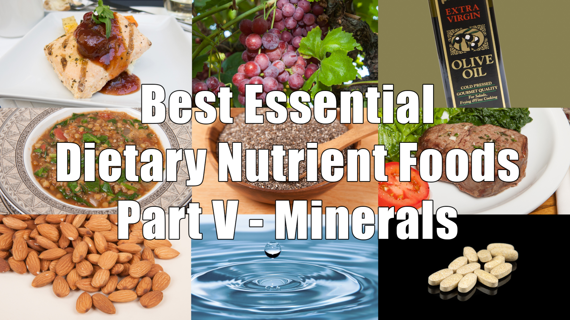 Best Essential Dietary Nutrient Foods Part V Minerals DiTuro